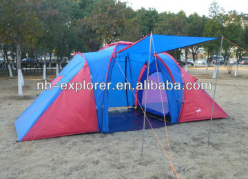 Family tent with 2 rooms / big camping tent