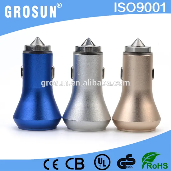 Dodge Charger Colorful 5V 2.1A Dual Port Mini Car Charger USB Approval RoHS with High Quality