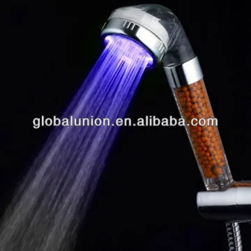 Automatic changing 7 color shower head LED