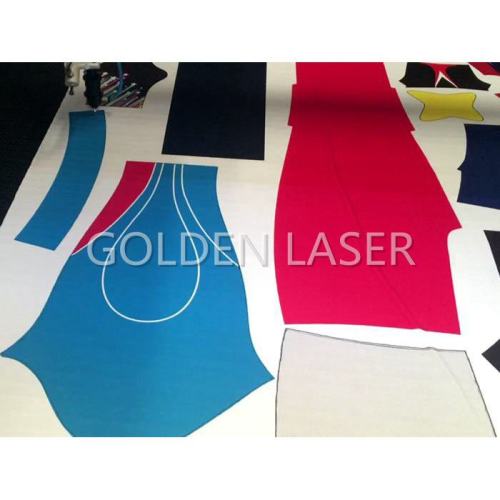 Esportes do sublimation usam cortador do Laser