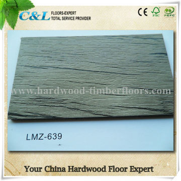 C&L grey antiqued smooth surface pvc flooring strong