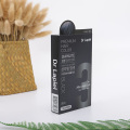 Scatola di carta nera pieghevole pieghevole confezione cosmetica personalizzata