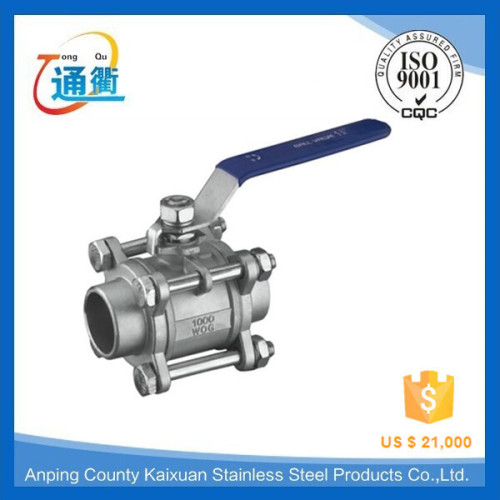 stainless steel ball valve cf8m 1000wog