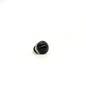 Switch bottoni neri in alluminio a sfera - switch a pulsante momentaneo di auto -risoluzione di 8 mm per uso industriale e domestico