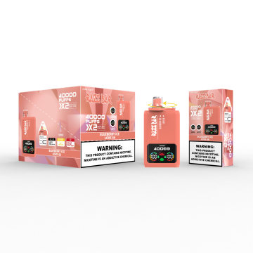 Razz-Twin-40k Puff แบบใช้แล้วทิ้ง E- VapePen-แบบชาร์จไฟได้ 2 in 1