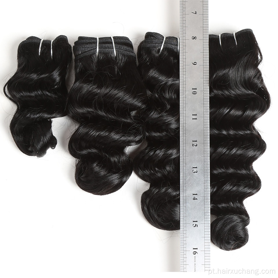 Vendedores de cabelo virgem de cabelo virgem no atacado Brasileiro Brasileiro 100% Human Human Hair Extension Pacote