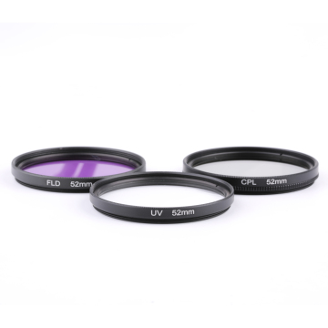 58mm Camera Lens Filter Kit: UV+CPL+FLD with Filter Bag