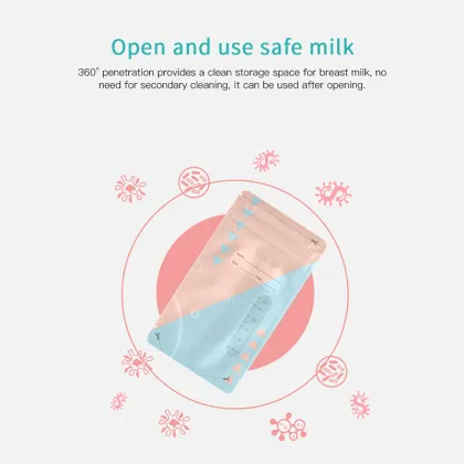 Breast Collocate Breast Pump Milk Freezer Bags for Breastfeeding Storage