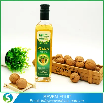 Food Grade Natural Cold Pressed edible Walnut Oil for Cooking