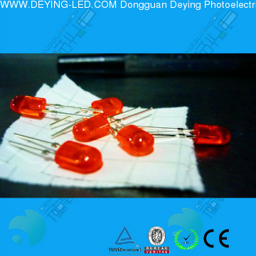 good quality 5mm oval red led diode