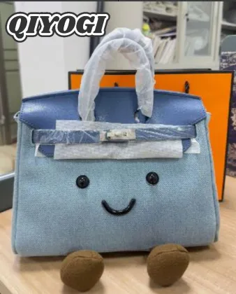New Jllycat Cute Style Fluffy Bag, Platinum Doll Crossbody Bag, Little Elf Handbag