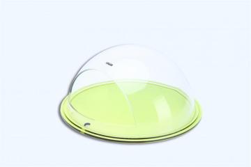 High Quality Round Acrylic Tray With Cover