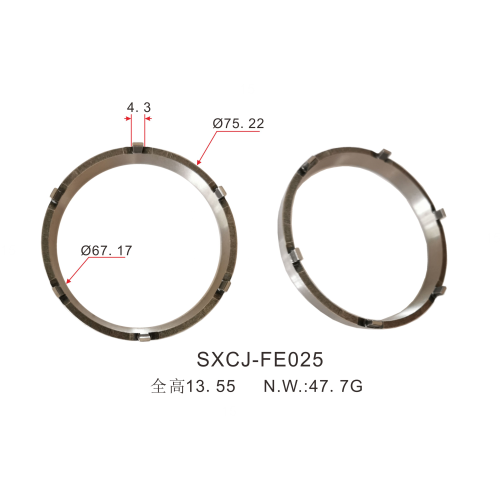 OEM Gearbox Transmission Synchronizer Ring Set for MITSUBISHI ME511693 ME581053/ME581153/ME581681/ME581685193 1119BC DCIF-0823