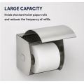Suporte de papel higiênico durável para montagem em parede comercial