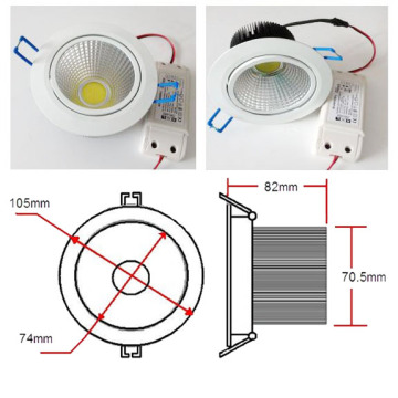 10W COB LED Ceiling Light (PR-CLCOB8W-CW)