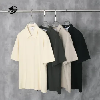 Custom Embroidered Polo T-Shirts with Logo for Men's Fashion