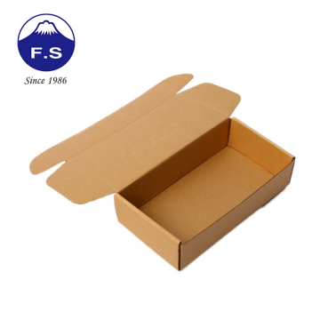 Aangepaste gegolfde doos Afdrukken Kraft Paper Packaging Box