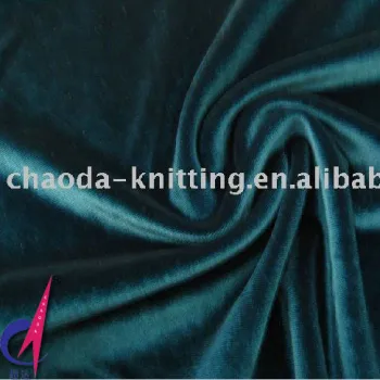 93%Poly7%Spandex warp knitting stretch velvet