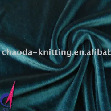 93%Poly7%Spandex warp knitting stretch velvet