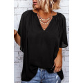 Summer V-neck top Chiffon shirt