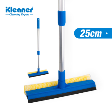 Vente chaude de Kleaner: 2 en 1 Brosse de fenêtre télescopique en aluminium avec lame en caoutchouc