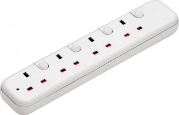 Dải điện bốn chiều của Anh với công tắc riêng