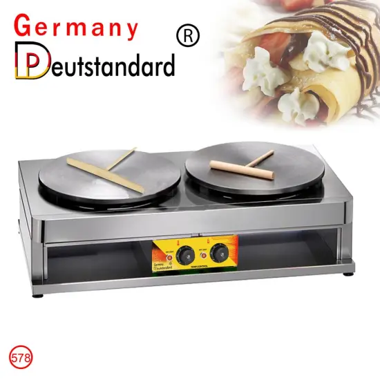 Electric Double Crepe and Pancake Makers Machine