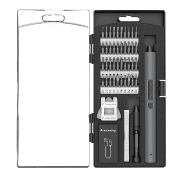 50pcs Home Precision Mini Electric Screwdriver S2 Rechargeable Lithium-ion Power Battery Cordless Screwdriver