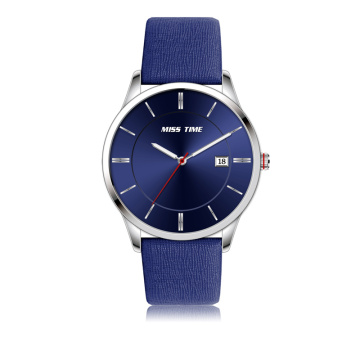 3atm stainless steel back japan movt genuine leather quartz watch