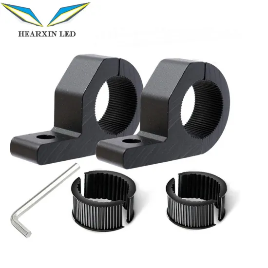 Universal Auto Accessory Adjustable Light Holder Clamp for 4x4, ATV, and Offroad Vehicles