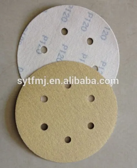 P100 GRIT 5" SANDPAPER VELCRO SANDING DISCS