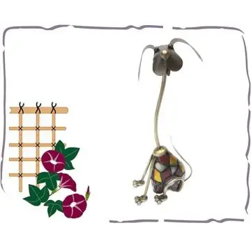 Metal work animals decoration