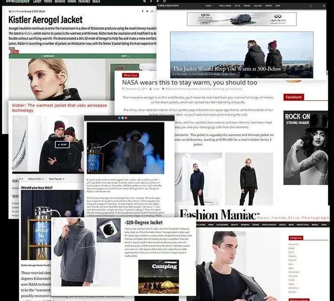 Good reviews for the aerogel jacket
