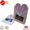 Sweet wedding paper bag heart shape top