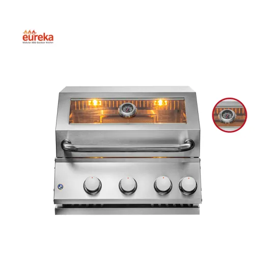 3+1 burners Built in barbecue Gas BBQ Grill for Outdoor Kitchen