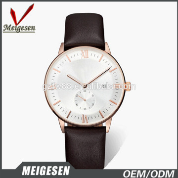 5ATM water resistant big diall stainless steel business luxury men watch