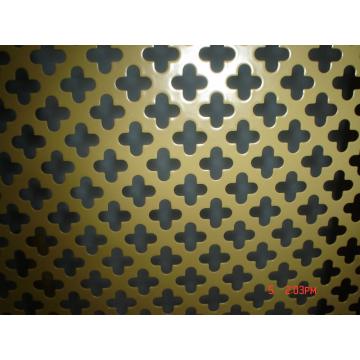 金属穿孔メッシュ工場価格高品質の高密度金属織り304 316穿孔金属