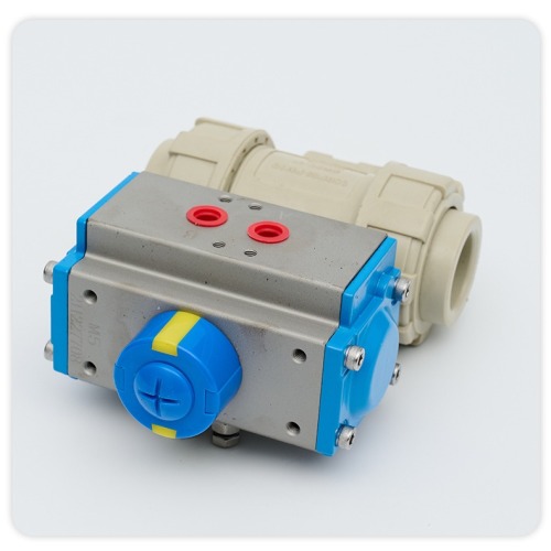 PPH Pneumatic Ball Valve DIN PN10