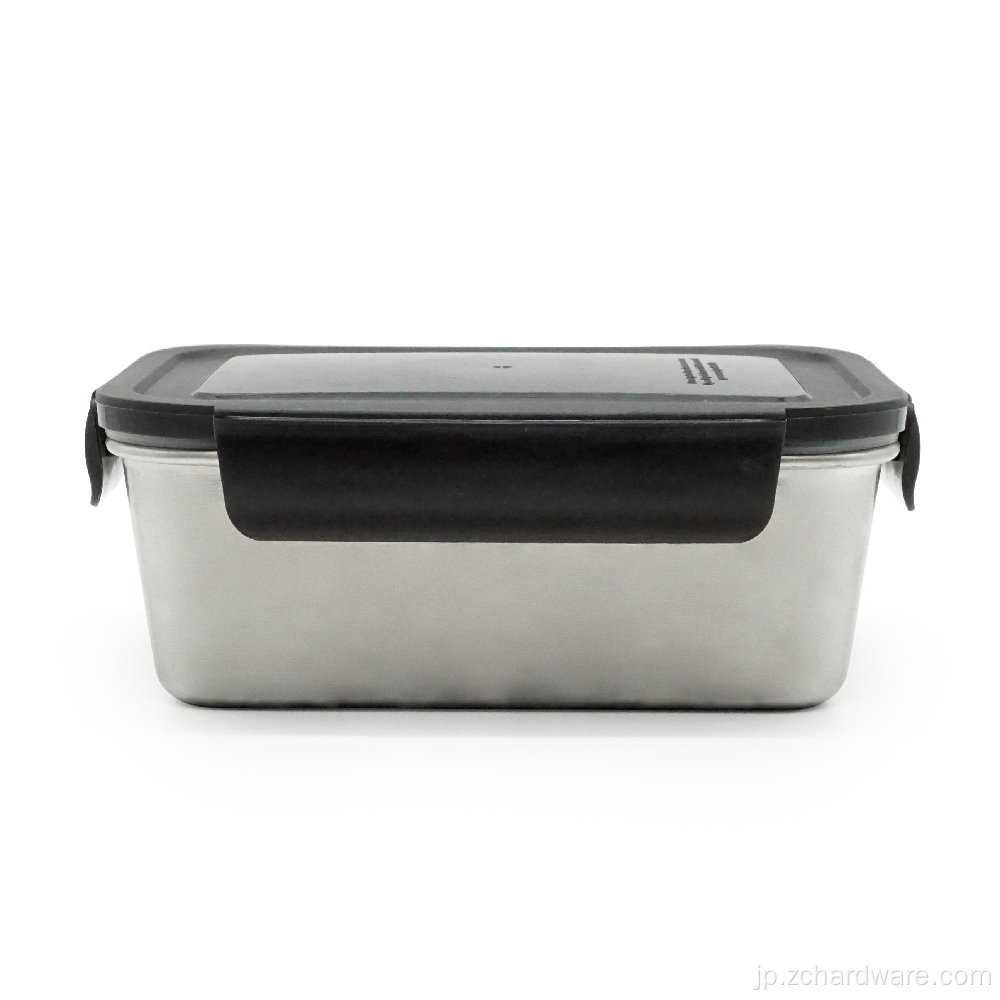 再利用可能な3つのサイズ長方形のAirtight Bento Food Container