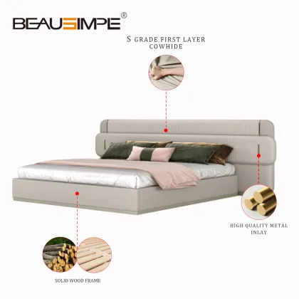 Luxury King Size Bed Italian Custom Furniture