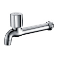 Zinc alloy low price chrome plated bibcock wall mounted garden water tap water saving tap design