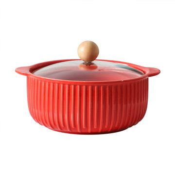 Nordic Style 1.1L Bone China Tureen with Double Ears - Wholesale