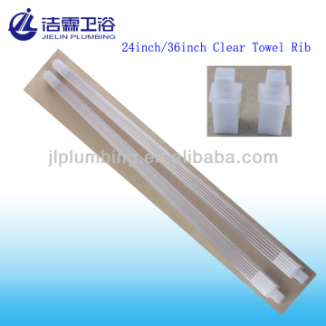 36" Plastic clear Towel bar