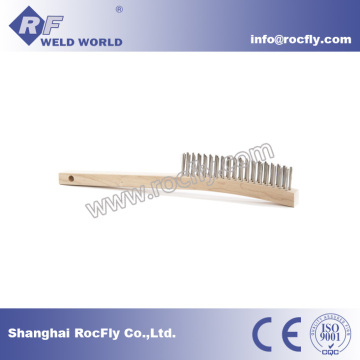 Wooden Handle Welding Industry Stainless Steel Wire Brush