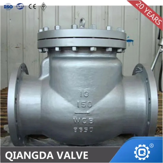 Full Open Cast Steel RF Flange Swing Check Valve