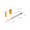 U-100 Insulin Syringe Disposable Medical Syringe With Needle