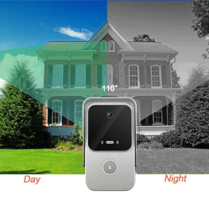 HD Monitor Video Doorbell Kit with Dual-Way Intercom for Villa - Wired Unlock System