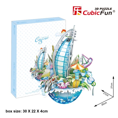 Creative item 3d puzzle DIY Cityscape - Dubai