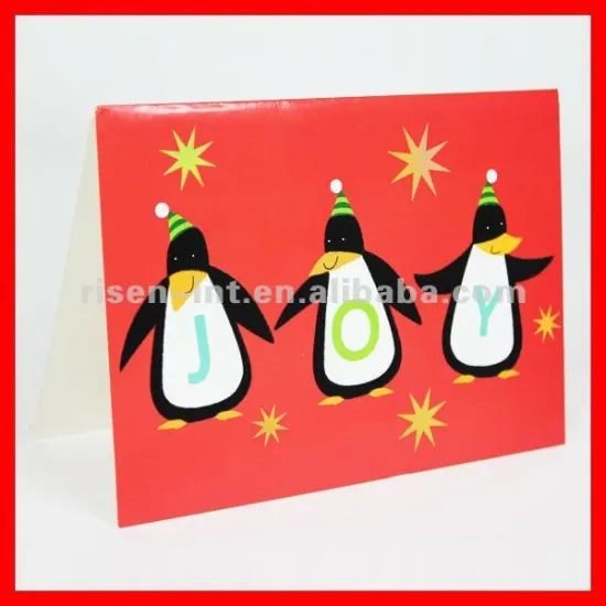 2012 newest greeting card for Christmas