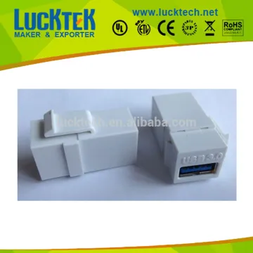 USB 3.0 Female to Female USB adaptor keystone jack